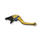 LSL Bremshebel kurz CNC R74R, gold/blau (Stück)