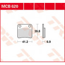 TRW Lucas Bremsbelag MCB620 (Satz)