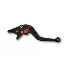 LSL Kupplungshebel L12, kurz, Ducati schwarz/rot (Stück)