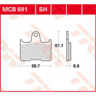 TRW Lucas Bremsbelag MCB691 (Satz)