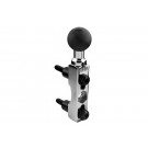 RAM Mounts Chrom-Basisbefestigung für Motorräder (Lenker/Bremse/Kupplung) - B-Kugel (1 Zoll) (Stück)