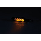 SHIN YO LED Sequenz-Blinker SORA, schwarz, getöntes Glas, E-geprüft (Paar)
