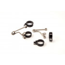 LSL Lampenhalter 54-55mm, Edelstahl mit Blinkeraufnahme (Set)