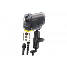 RAM Mounts Motorrad-Kamerahalterung mit 1/4 Zoll-20 Gewindestift - mit Lenkervorbaubasis (Stück)