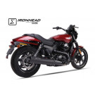 IRONHEAD Edelstahl Auspuff Harley-Davidson Street 500/750, 14-16 (Stück)