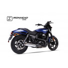 IRONHEAD Edelstahl Auspuff Harley-Davidson Street 500/750, 14-16 (Stück)