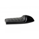 HIGHWAY HAWK Sitzbank Cafe Racer Classic Typ 1 Tuck 'N Roll, schwarz (Stück)
