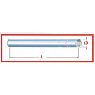 TAROZZI Gabelstandrohr KAWASAKI Z 750 LTD H1 / H2, 80-81