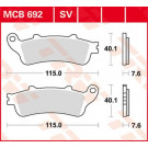 TRW Lucas Bremsbelag MCB692 honda (Satz)