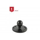 RAM Mounts Basisplatte rund (AMPS) - B-Kugel (1 Zoll) (Stück)