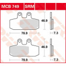 TRW Lucas Bremsbelag MCB749 (Satz)