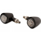 SHIN YO LED Blinker MARANO-X, schwarz, getönter Reflektor, E-geprüft, Paar