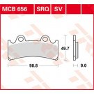 TRW Lucas Bremsbelag MCB656 (Satz)