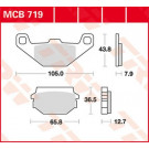 TRW Lucas Bremsbelag MCB719 (Satz)