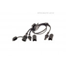 OPTIMATE Y-Splitter (No.5), SAE auf 2 abgesicherte SAE-Ausgänge (Stück)