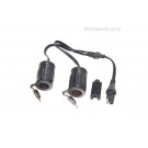 OPTIMATE Y-Splitter, SAE auf 2 x Auto-Steckdosenkupplung (No.26) (Stück)