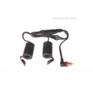OPTIMATE Adapter Motorrad 90° Stecker auf 2x Autosteckdose (No.36) (Stück)