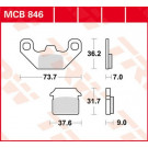 TRW Lucas Bremsbelag MCB846 (Satz)