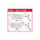 TRW Lucas TRW Lucas Bremsbelag MCB704SRM