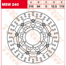 TRW Lucas Bremsscheibe MSW240, schwimmend honda (Stück)