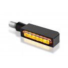 HeinzBikes BLOKK-Line Series LED Blinker, Multifit alle Marken und Modelle, schwarz (Paar)