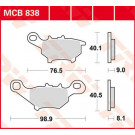 TRW Lucas Bremsbelag MCB838 yamaha (Satz)