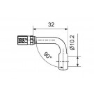 HIGHWAY HAWK Fitting, 90 ° abgewinkelt nach unten f. 7/16-24 (Stück)
