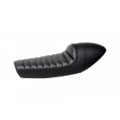 HIGHWAY HAWK Sitzbank Cafe Racer Classic Typ 3 Tuck 'N Roll, schwarz (Stück)