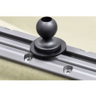 RAM Mounts Verbundstoff-Kugel mit T-Slot für Tough-Track Schienen - B-Kugel (1 Zoll) (Stück)