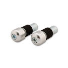 LSL Lenkerendstücke für Stahllenker, silber (Paar)