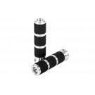 HIGHWAY HAWK Lenkergriffe 1 Zoll, chrom (Paar)
