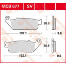 TRW Lucas Racingbelag MCB677SRQ (Satz)