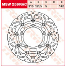 TRW Lucas Bremsscheibe MSW259RAC, schwimmend Suzuki (Stück)