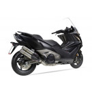 IXIL L5X-Hyperlow-Komplettanlage Kymco AK 550, Dualexit, mit Kat., E-geprüft, (Euro4) (Stück)