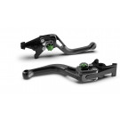 LSL Kupplungshebel BOW für Brembo 16 RCS, L37R, kurz, schwarz/grün (Stück)