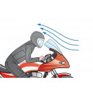 MRA Racingscheibe Suzuki GSF 650 S -09, schwarz (Stück)