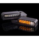 HeinzBikes LED Armaturen Blinker-Positionslicht-Kombination TOURING Modelle 09-13, schwarz (Paar)