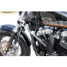 LSL Lenkungsdämpfer Kit Harley Davidson Sportster -04, titan (Set)