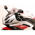 MRA-Verkleidungsscheibe YAMAHA YZF R6 08-16, schwarz, mit ABE, Originalform. (Stück)