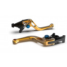 LSL Bremshebel BOW R35R, kurz, gold/blau (Stück)