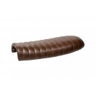 HIGHWAY HAWK Sitzbank Tuck N' Roll Brat Type 1, gesteppt, Vintage Braun (Stück)