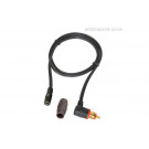 OPTIMATE Adapter Motorrad 90° Stecker auf 2,5mm Hohlstecker-Kupplung (No.39) (Stück)