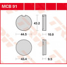 TRW Lucas Bremsbelag MCB91 (Satz)