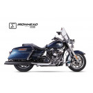 IRONHEAD Edelstahl Auspuff Harley-Davidson Touring Road King, 06-16 (Paar)