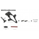 HIGHSIDER Kennzeichenhalter DUCATI Monster 1200, Bj. 14-16, Spark Bundle
