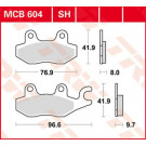 TRW Lucas Bremsbelag MCB604 (Satz)
