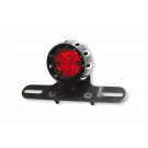SHIN YO LED-Rücklicht MILES, schwarzes Gehäuse, rotes Glas (Stück)