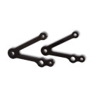 LSL Lampenstreben-Set 82mm, mit Blinkeraufnahme,schwarz (Set)