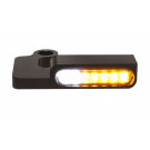 HeinzBikes LED Blinker für H-D Lenkerarmaturen SPORTSTER 1990-2003, schwarz, Positionslicht