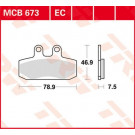 TRW Lucas Bremsbelag MCB673 (Satz)